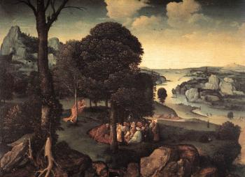 Landscape With St John The baptist Preaching Landscape With St John The baptist Preaching